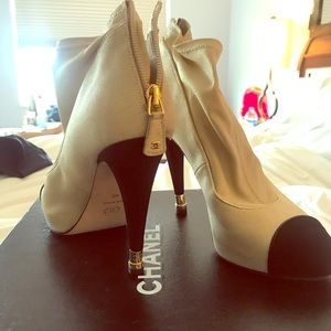 Chanel ankle booties